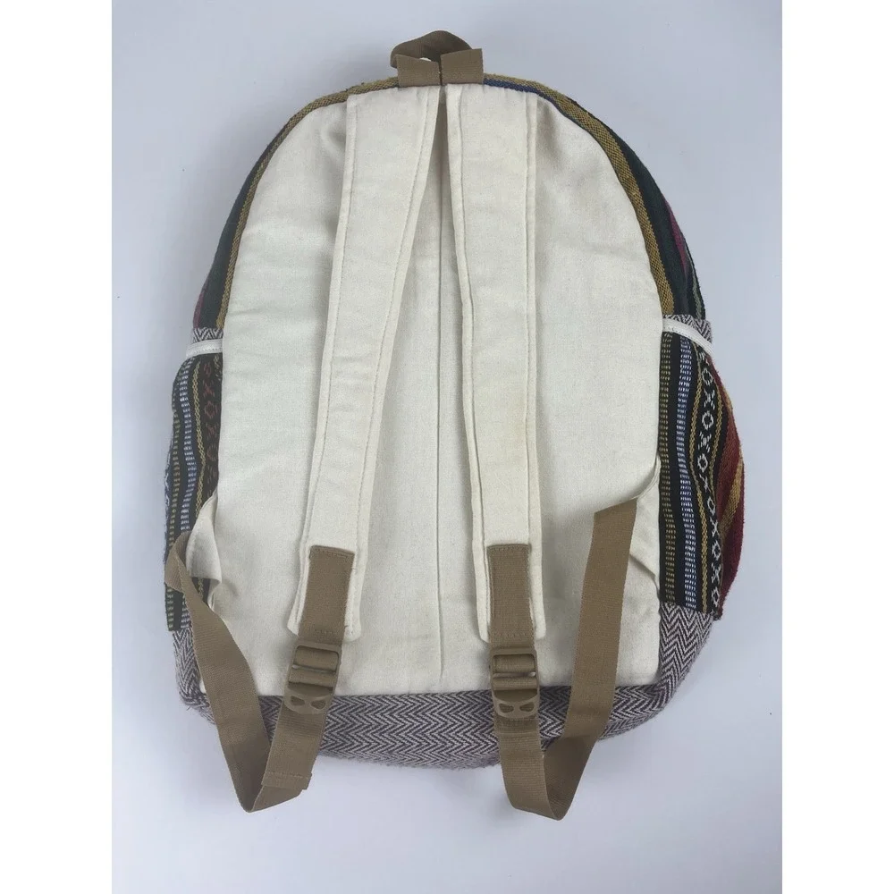 Dream Catcher Hemp Backpack | Eco Friendly | Boho | Handmade | Unisex | Nepal